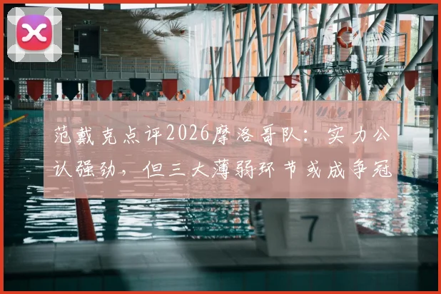 范戴克点评2026摩洛哥队：实力公认强劲，但三大薄弱环节或成争冠阻碍